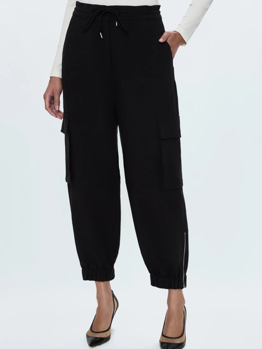 PISTOLA DAKOTA CARGO JOGGER PANT RElAXED FIT SIZE 29 BLACK NWT